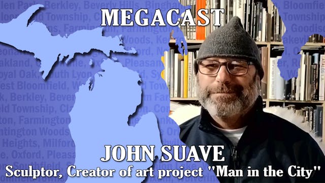 Creator of art project "Man in the Ci...