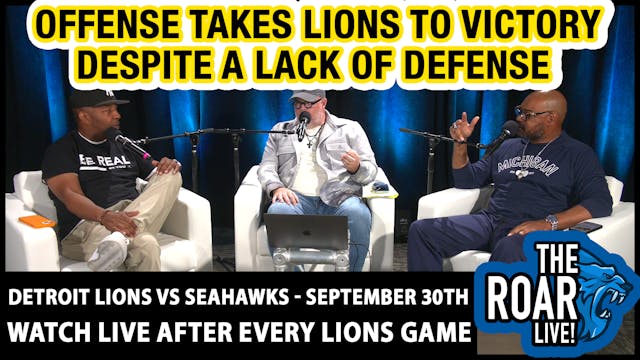 Detroit Lions vs. Seahawks - The Roar...