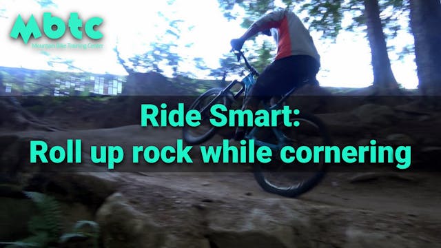 Ride smart: approaching a corner with...