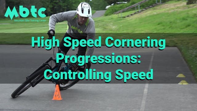 High Speed Corners: Speed control