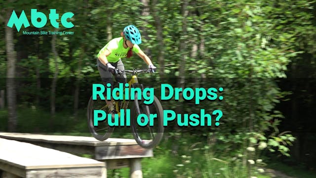 Pushing vs Pulling on drops