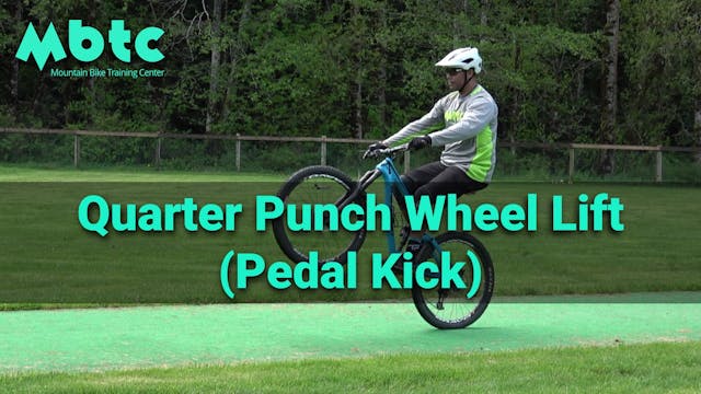 The quarter punch \ pedal kick front ...