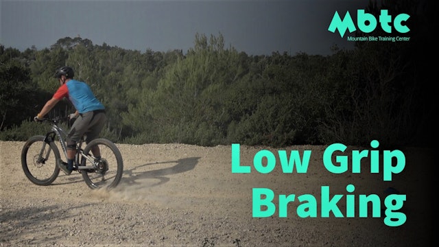 Braking on low grip conditions