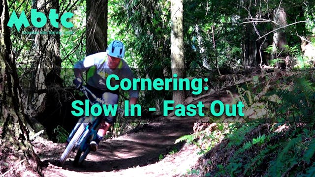 Cornering progressions: slow in fast out