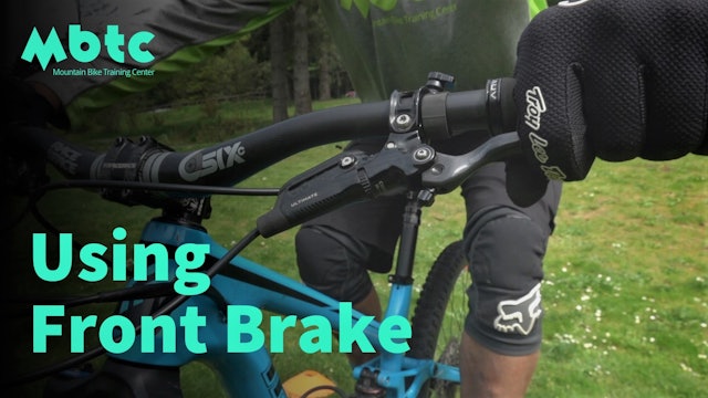 Using the front brake