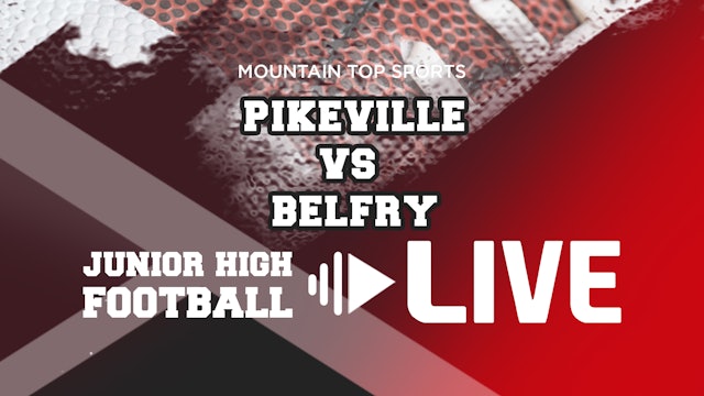 Pikeville vs Belfry Jr. High Football