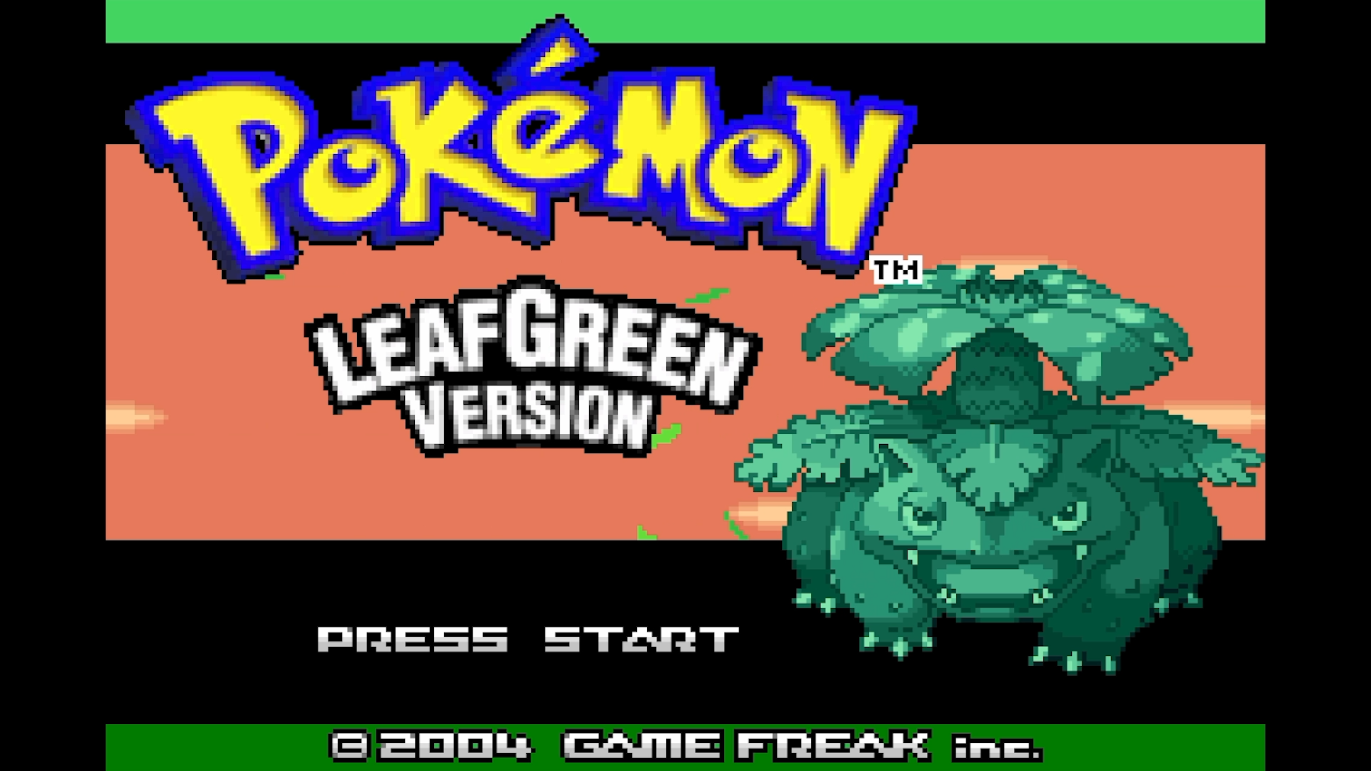 Split-Screen - Pokémon FireRed and LeafGreen