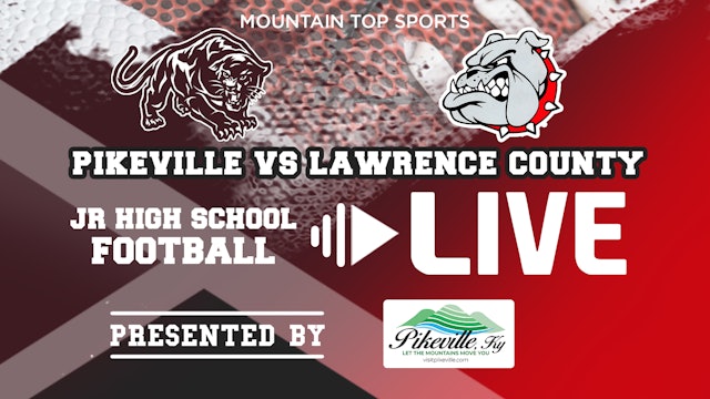 Pikeville vs Lawrence County Jr. High Football Game 1