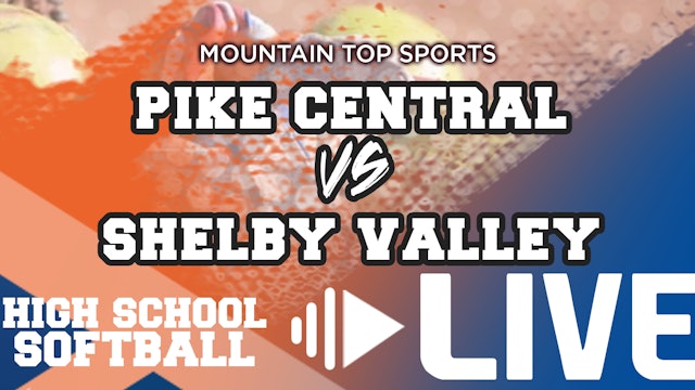 Pike Central vs Shelby Valley High School Girls Softball
