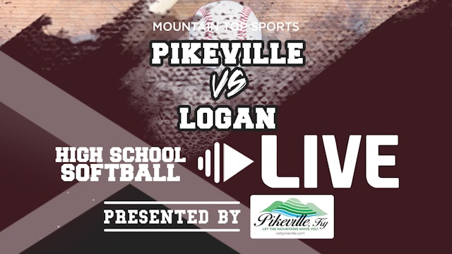 Pikeville vs Logan High School Girls Softball
