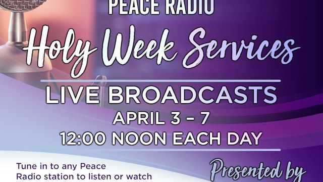 Holy Week 2023 - Thursday Service from Pikeville United Methodist Church