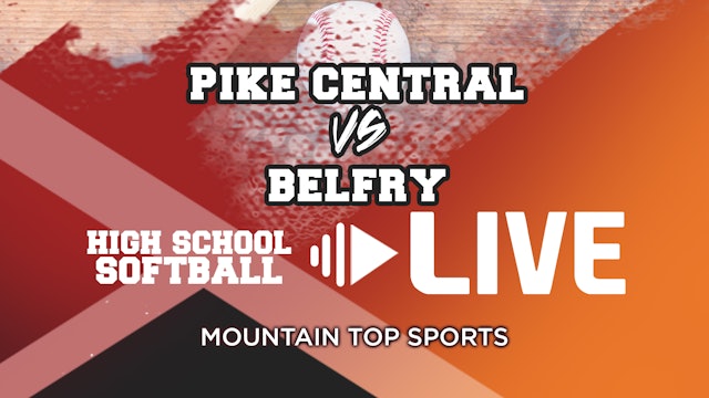 Pike Central vs Belfry High School Girls Softball