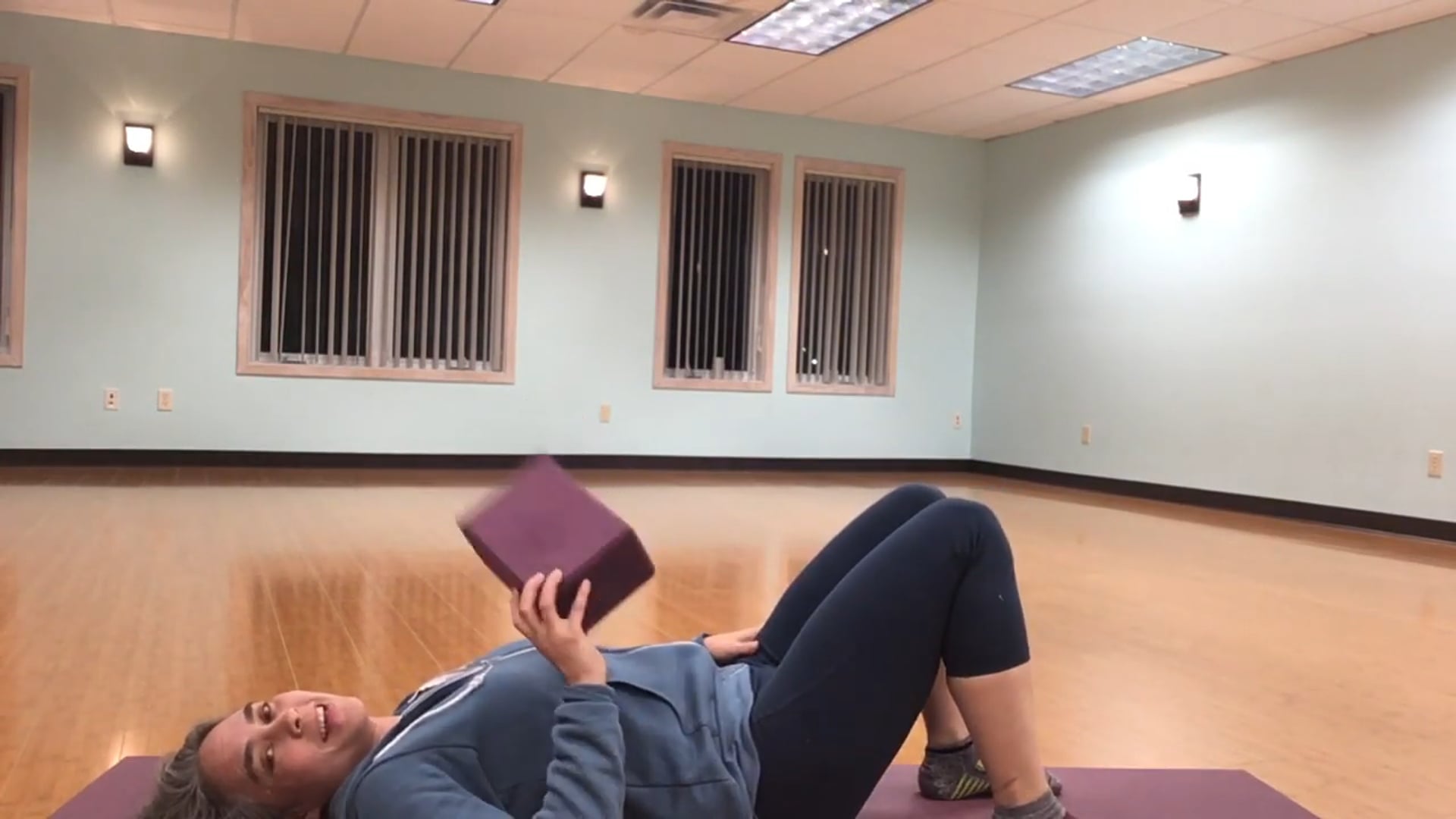 How to use a yoga block to alleviate lower back pain