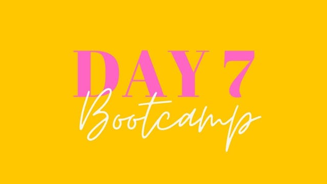 Move Like Morgan: Total Body Bootcamp Day 7