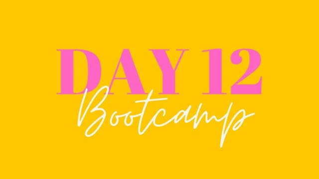 Move Like Morgan: Total Body Bootcamp Day 12