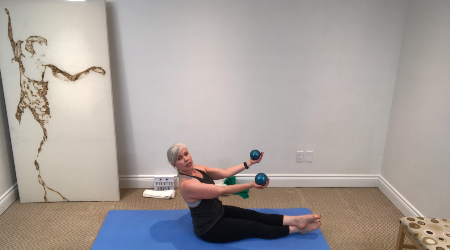 Intermediate Mat Pilates with Small Props