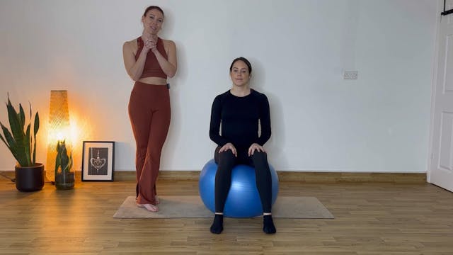 22 MIN PRENATAL BIRTHING BALL PILATES