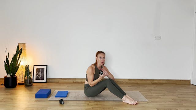 60 MIN PILATES WITH HAND WEIGHTS