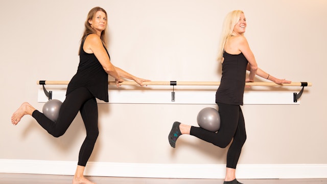 Barre Sculpt Total Body: Light Weights and Pilates Ball