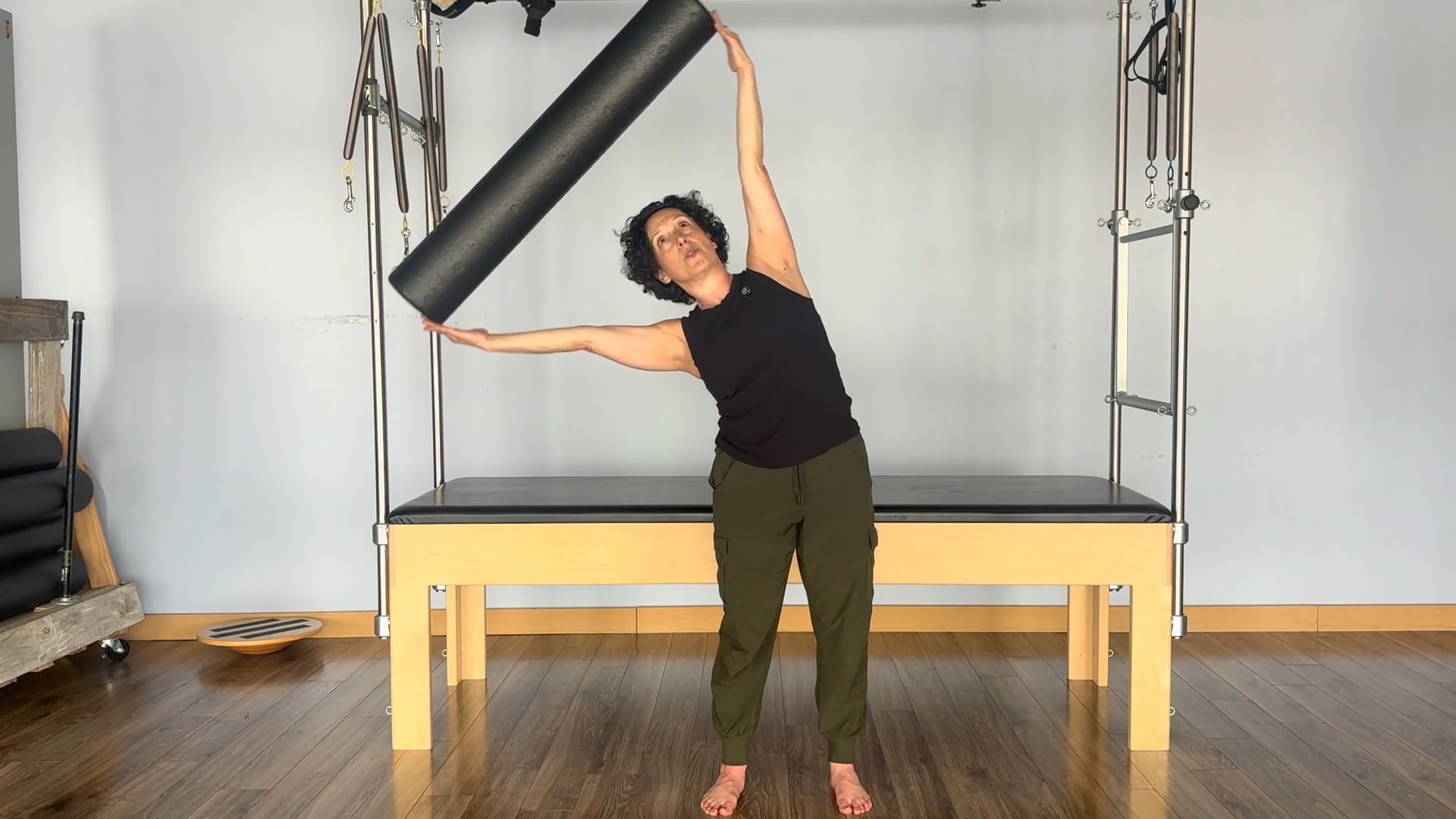 Foam Roller — Shoulders, Spine & Full Body  Foam roller Fascia Shoulders Pilates