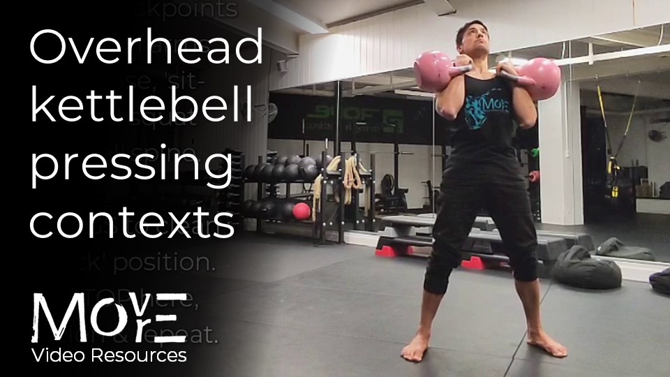 Overhead (OH) Kettlebell (KB) pressing