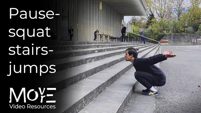 Pause-squat stairs-jumps