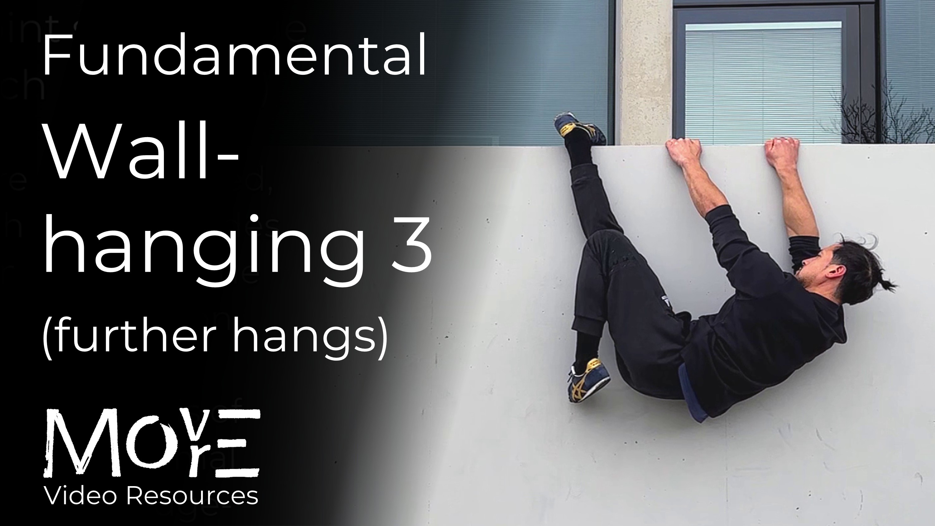 Fundamental wall-hanging 3: Wall-facing ipsi & 3-point 'side-bridge'