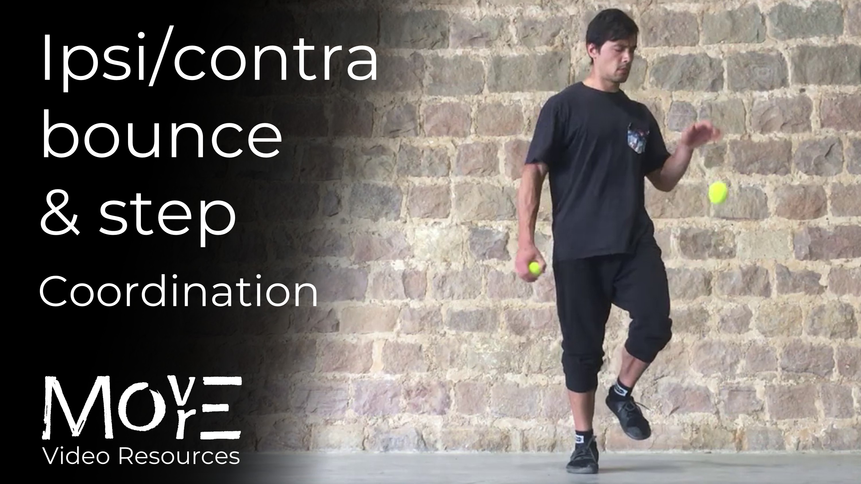 Ipsi & contra ball-bounce & stepping (coordination task)