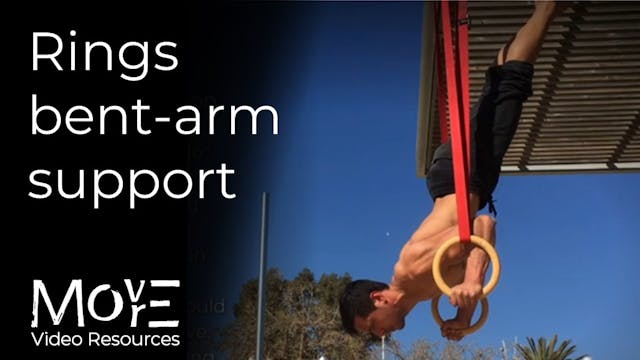 Rings bent-arm support