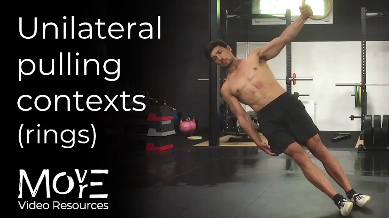 Unilateral pulling contexts (rings) - BAS pull (horizontal) - The ...