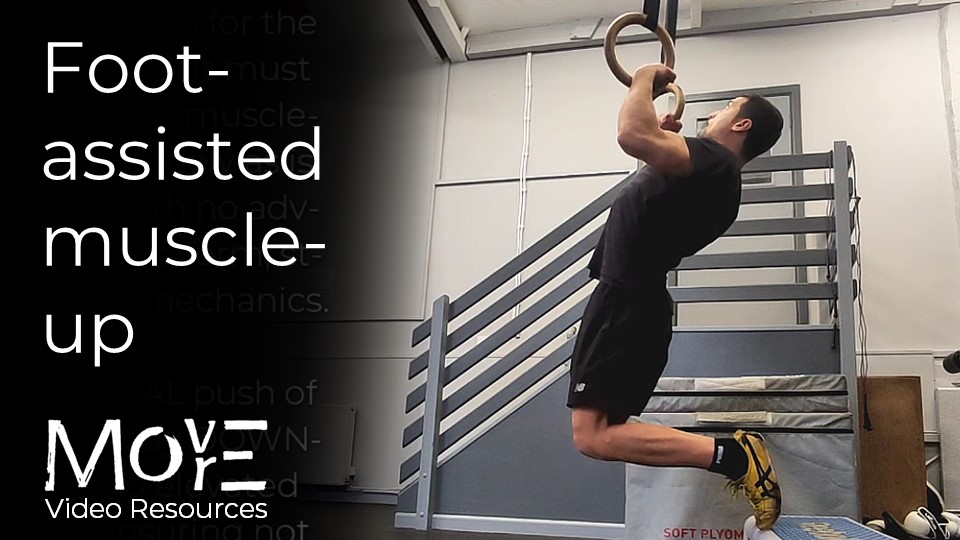 Foot-assisted 'Muscle-up' (FA MU)