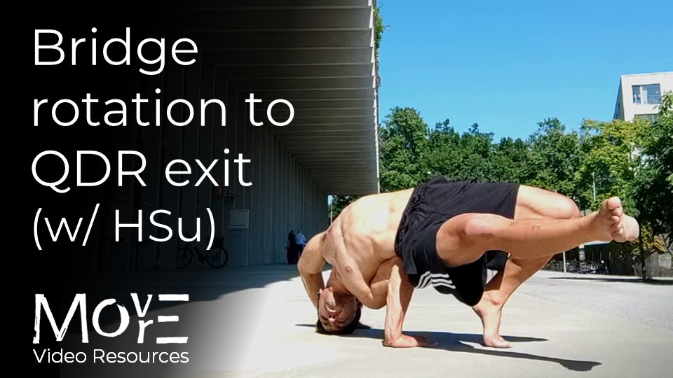 Bridge rotation to QDR exit w/head-support (HSu)