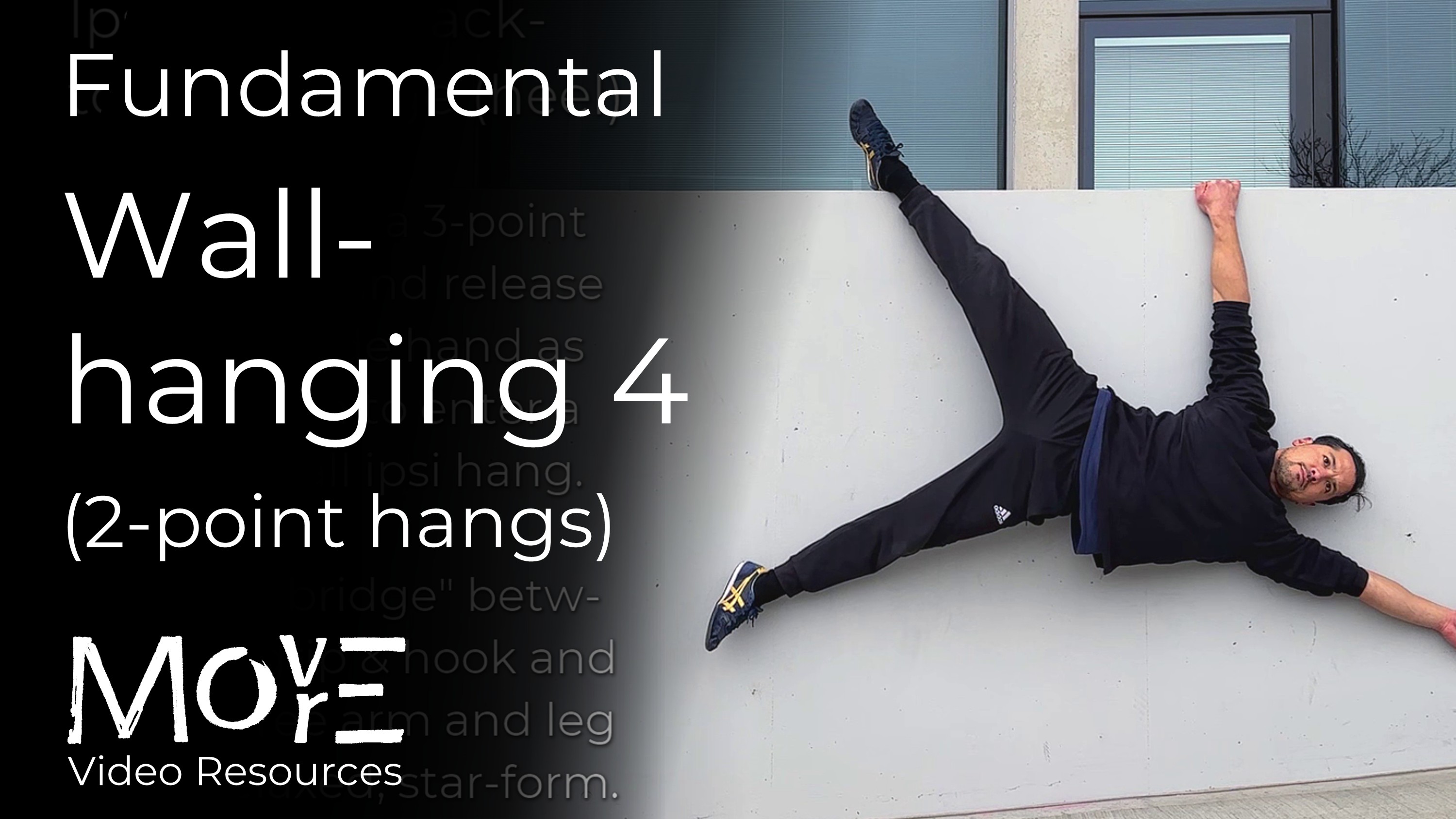 Fundamental wall-hanging 4: 2-point contra 'side-bridge' & B2W ipsi hangs