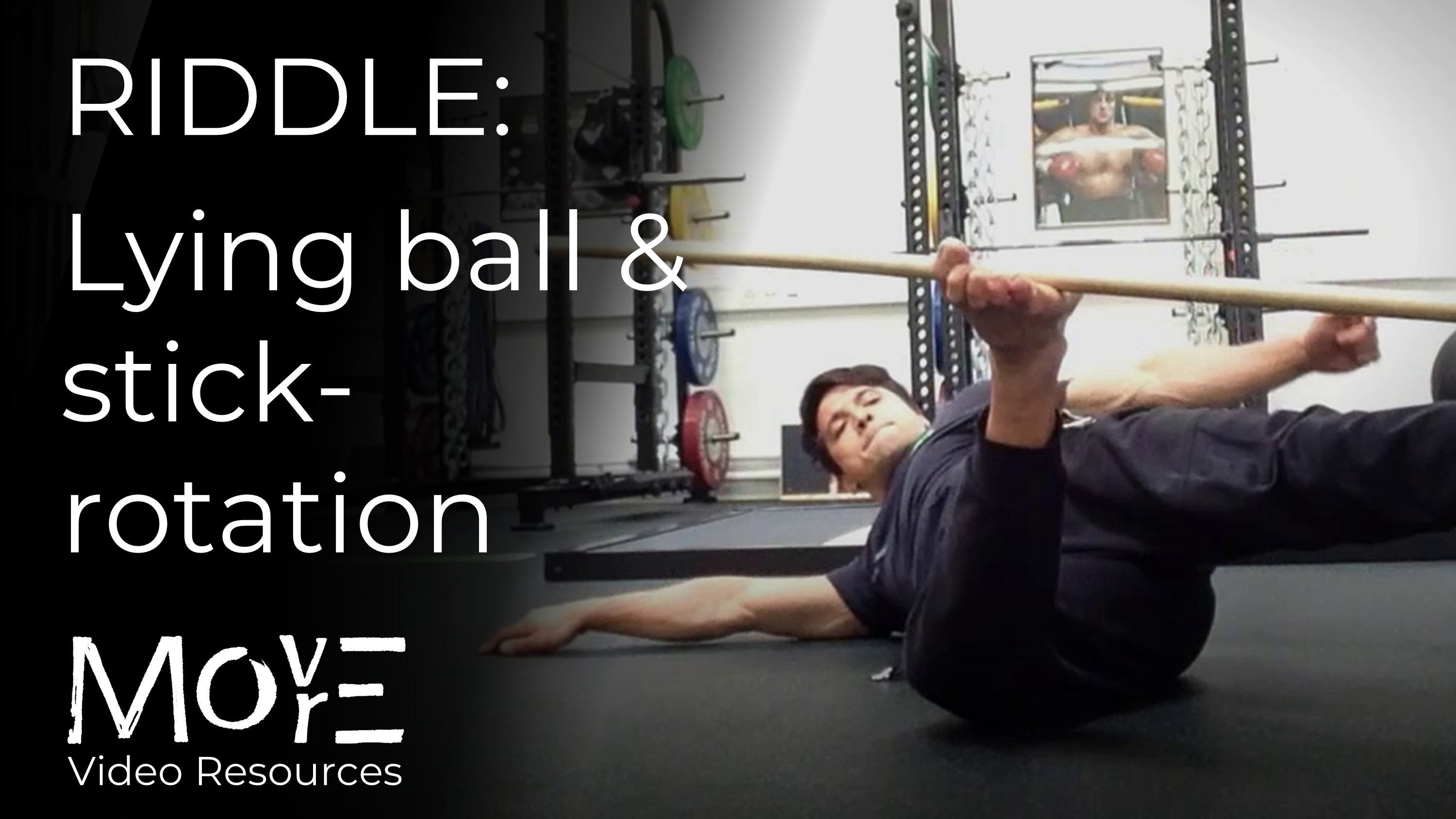 Lying ball & stick rotation