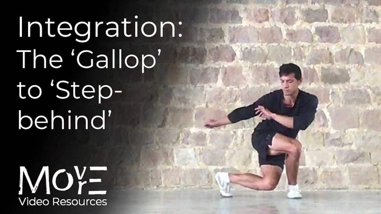 Gallop to 'step-behind' sequence - Locomotion integration, sequences \u0026  impro - The MoreMore Video Resource Library (VRL), image size:1280x720