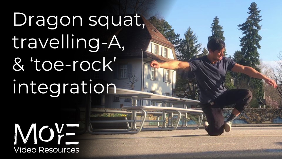 Dragon -> travelling A -> toe-rock