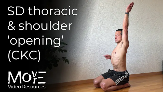 SD thoracic & shoulder "opening" cont...