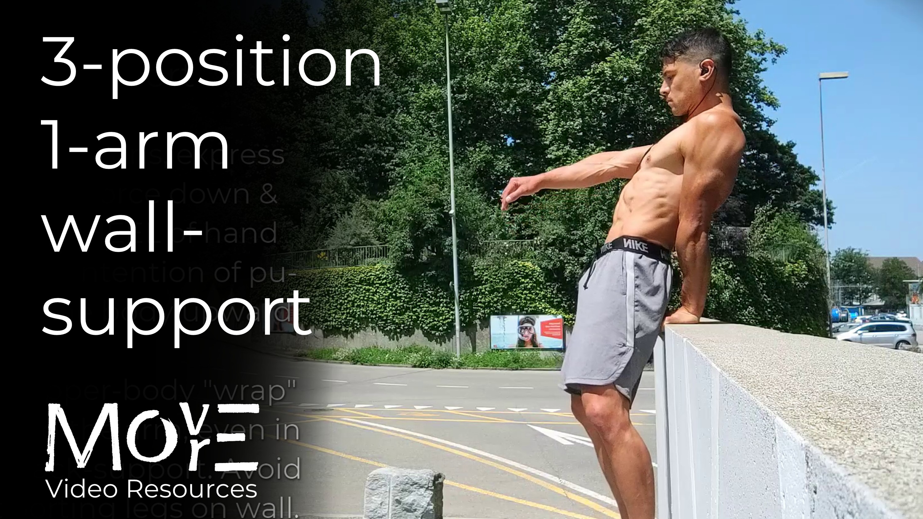 3-position 1-arm wall-support