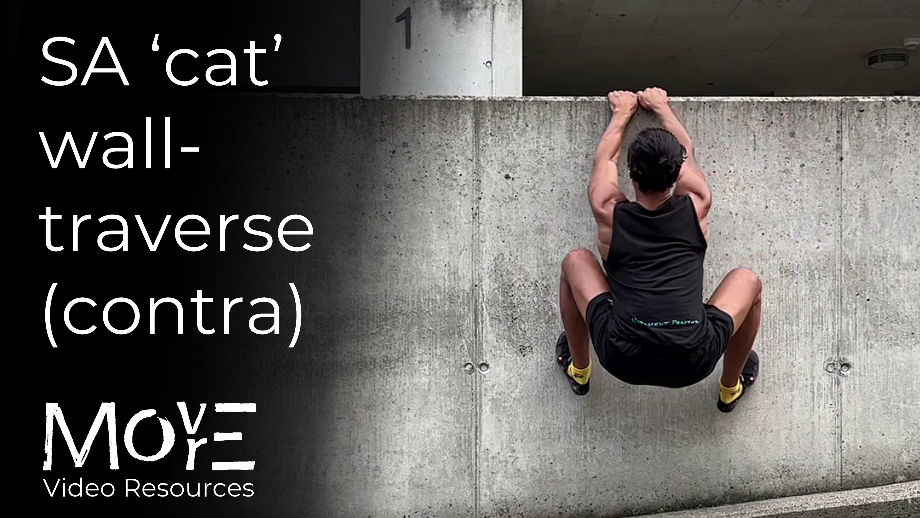 SA 'cat' wall traverse (contralateral)