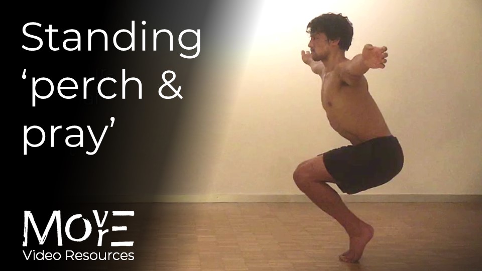 Standing 'perch & pray'