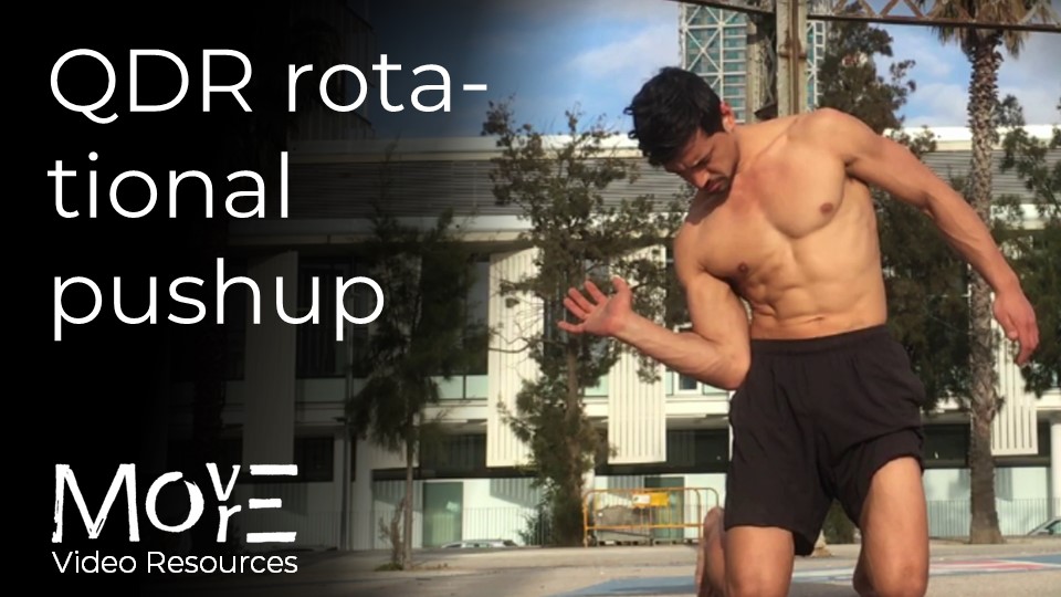 The QDR rotational pushup