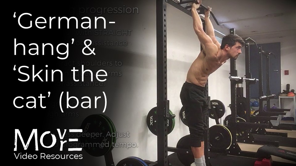 'German-hang' (GH) & 'Skin the cat' (STC) development