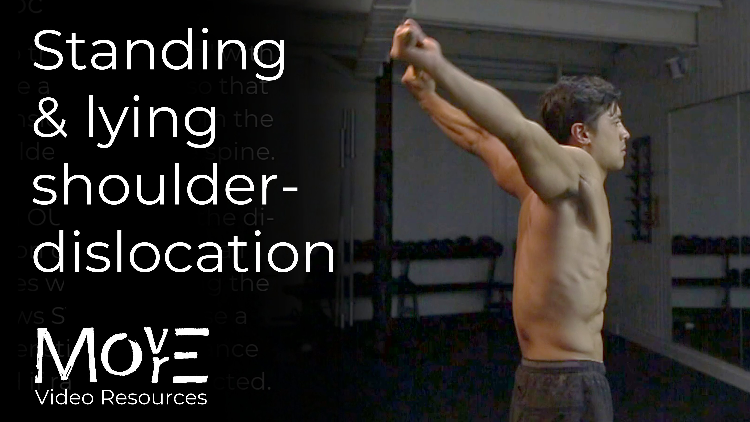 Standing & lying shoulder-dislocation