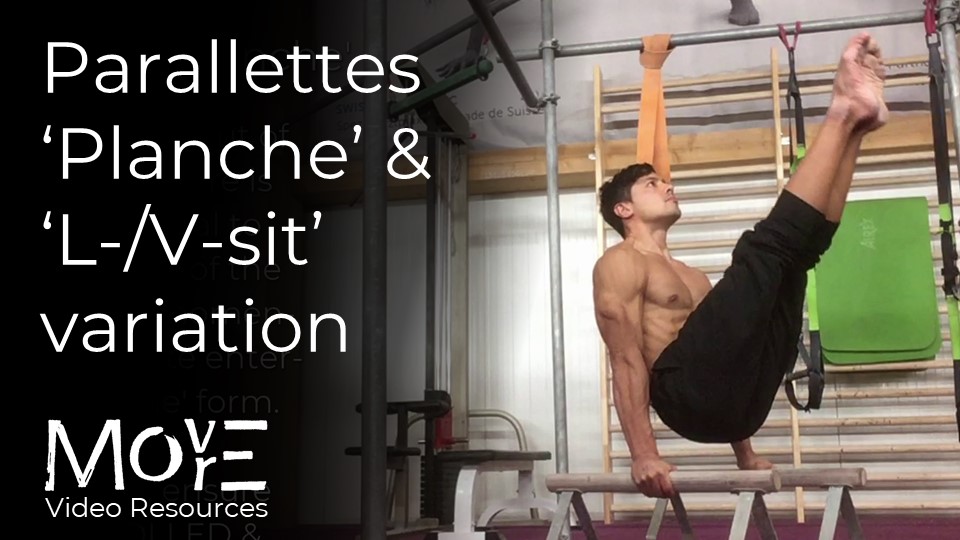 Parallettes 'Planche' & 'L-/V-sit'
