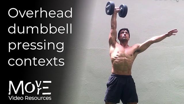 Overhead (OH) Dumbbell (DB) pressing