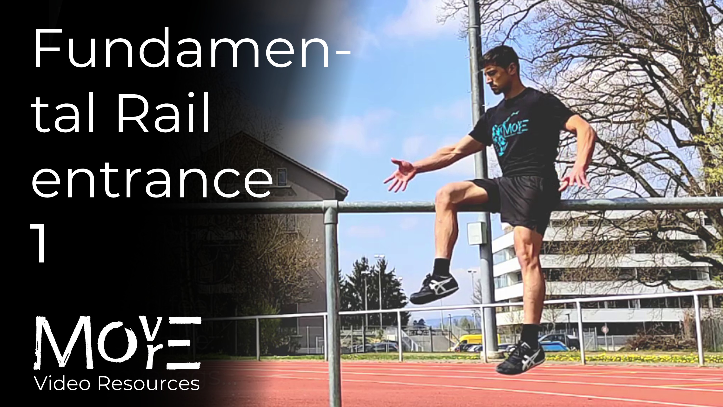 Fundamental rail-entrances 1 (sitting, step-up/down & squat)