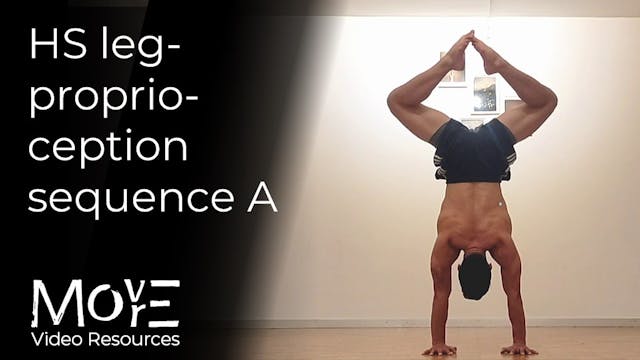Handstand leg-proprioception sequence A