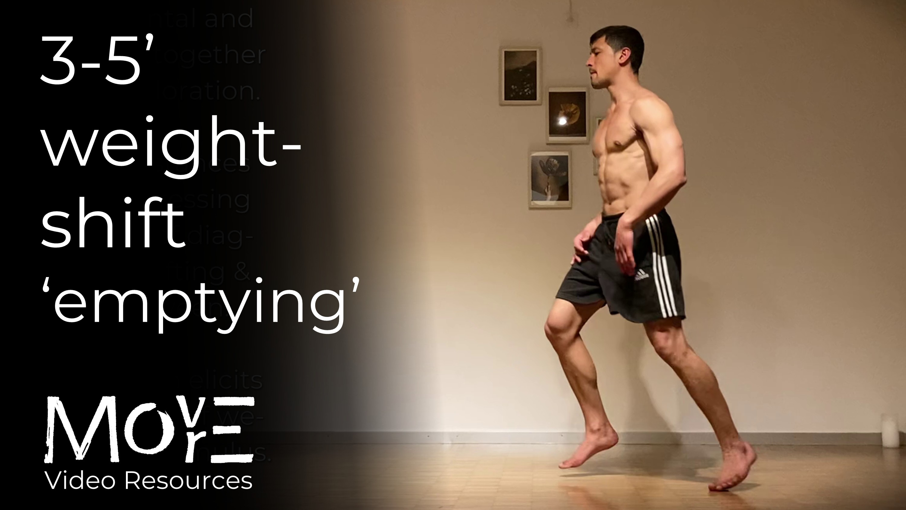 3-5 min weight shift emptying