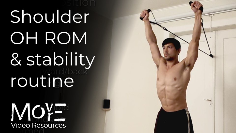 Overhead (OH) shoulder ROM and stability routine