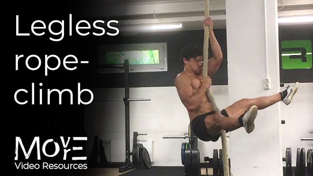 Legless rope-climb (conditioning)